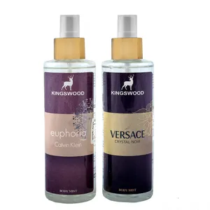 بادی اسپلش زنانه کینگز وود مدل Euphoria Versace حجم 236 میلی لیتر مجموعه 2 عددی
