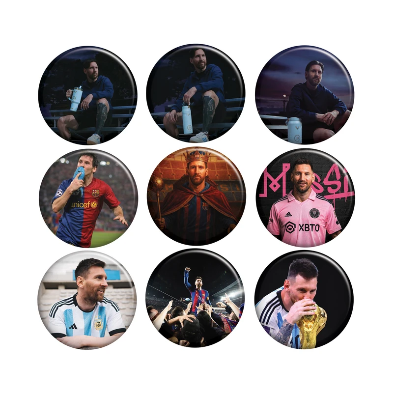 پیکسل ابیگل طرح لیونل مسی آرژانتین بارسلونا کد 002 مجموعه 9 عددی