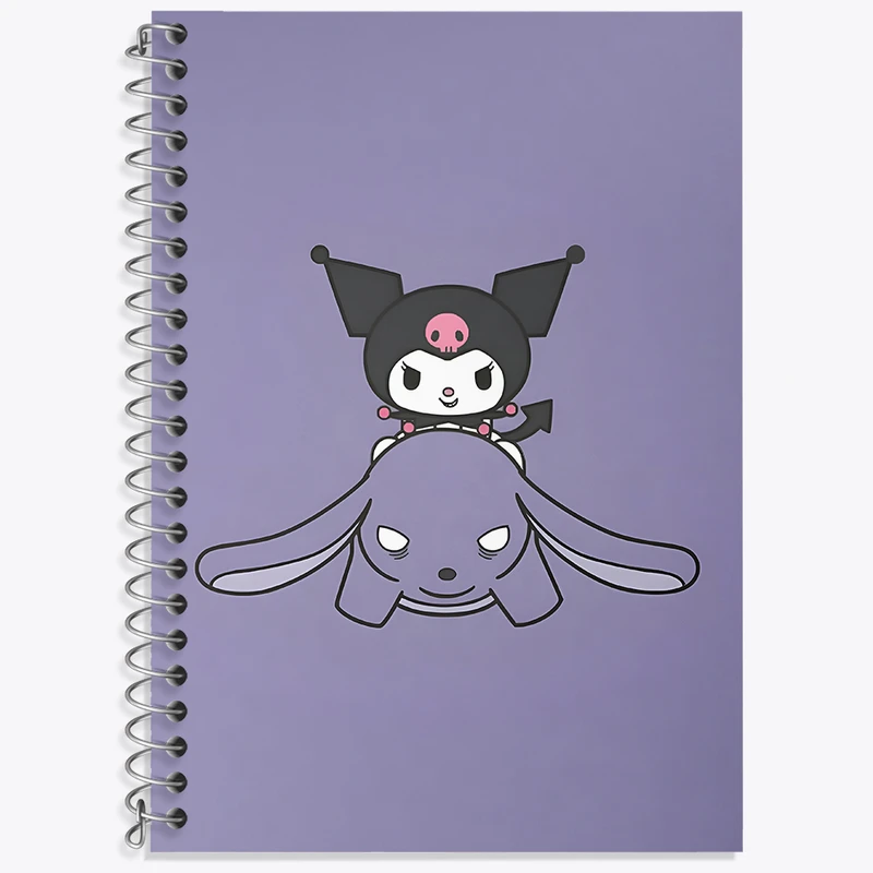 دفتر نت موسیقی 50 برگ خندالو طرح کرومی (Kuromi) کد N4797