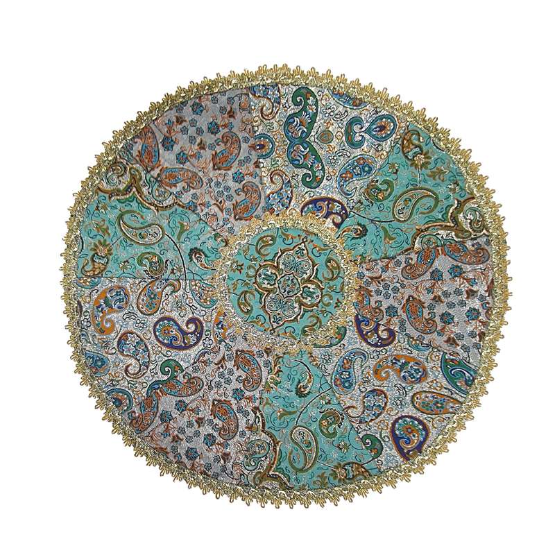 رومیزی ترمه مدل چهل تکه سالار کد F154