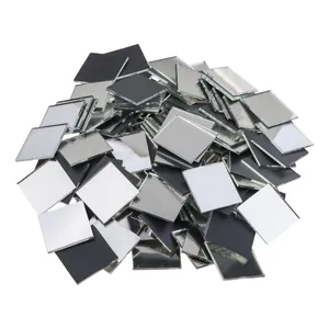 آینه مدل مربع آریاکریستال کد AM-100/1.5.1.5.0.1cm بسته 100 عددی