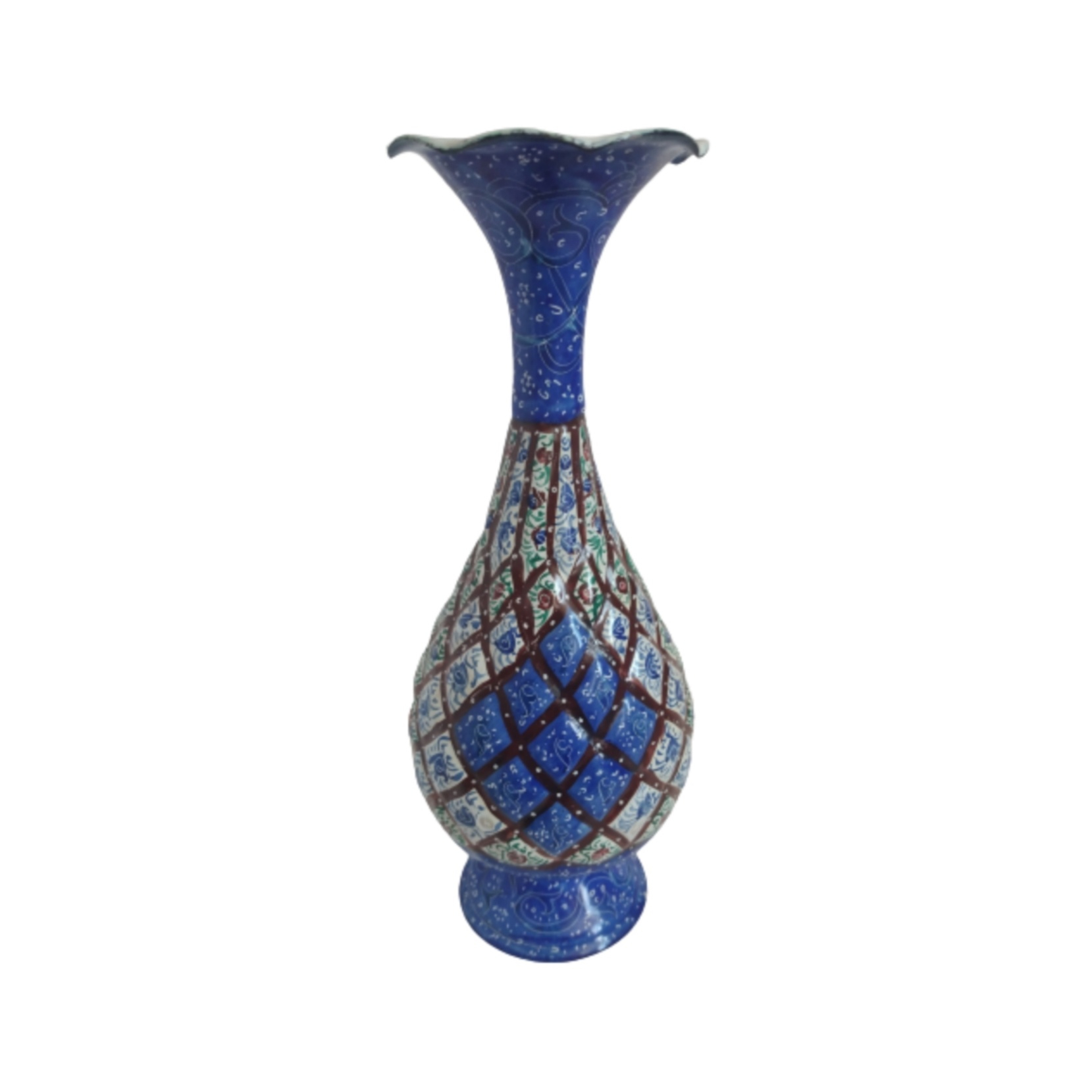 گلدان میناکاری طرح اسلیمی مدل R_50