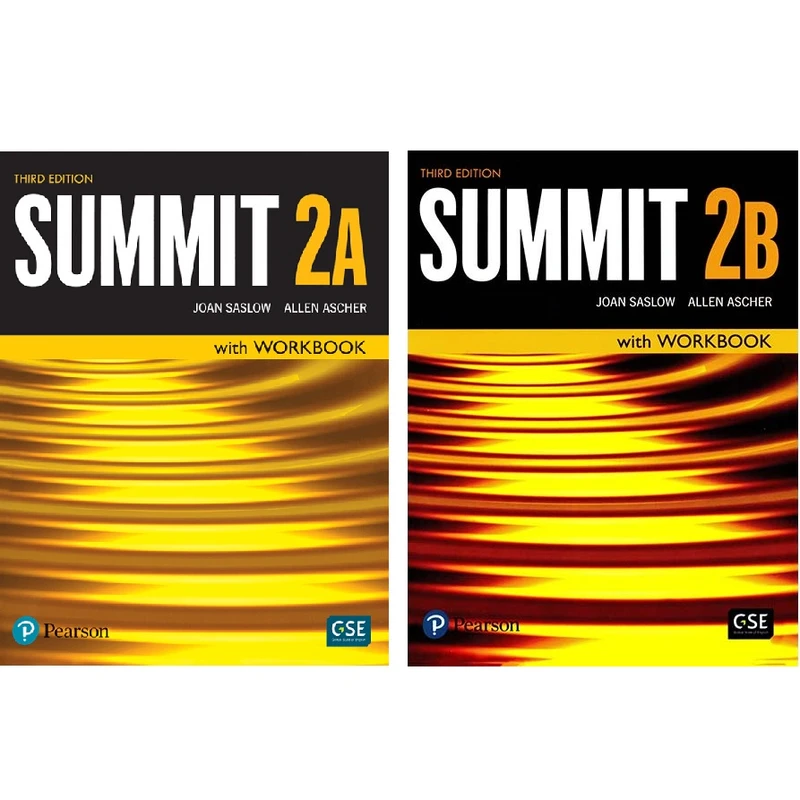 کتاب Summit Third Edition اثر Joan Saslow And Allen Ascher انتشارات Pearson دو جلدی
