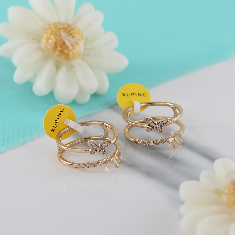 انگشتر زنانه ژوپینگ مدل پروانه کد L422 انگشتر زنانه ژوپینگ مدل پروانه کد L422