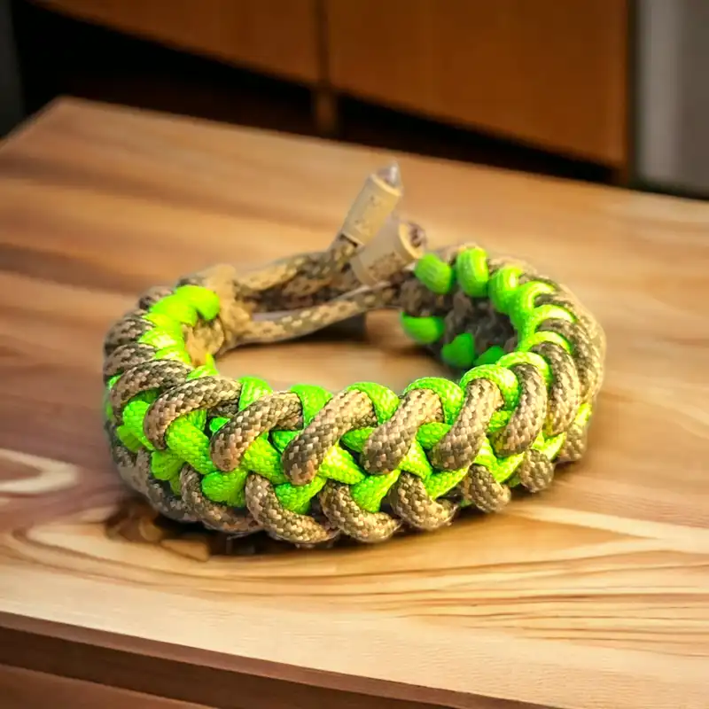 دستبند زنانه مدل بافت پاراکورد همزیستی