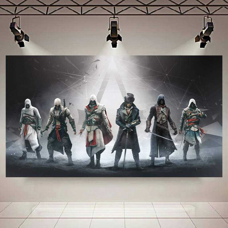 تابلو شاسی طرح Game مدل چند گانه Assassins Creed کد AR7550