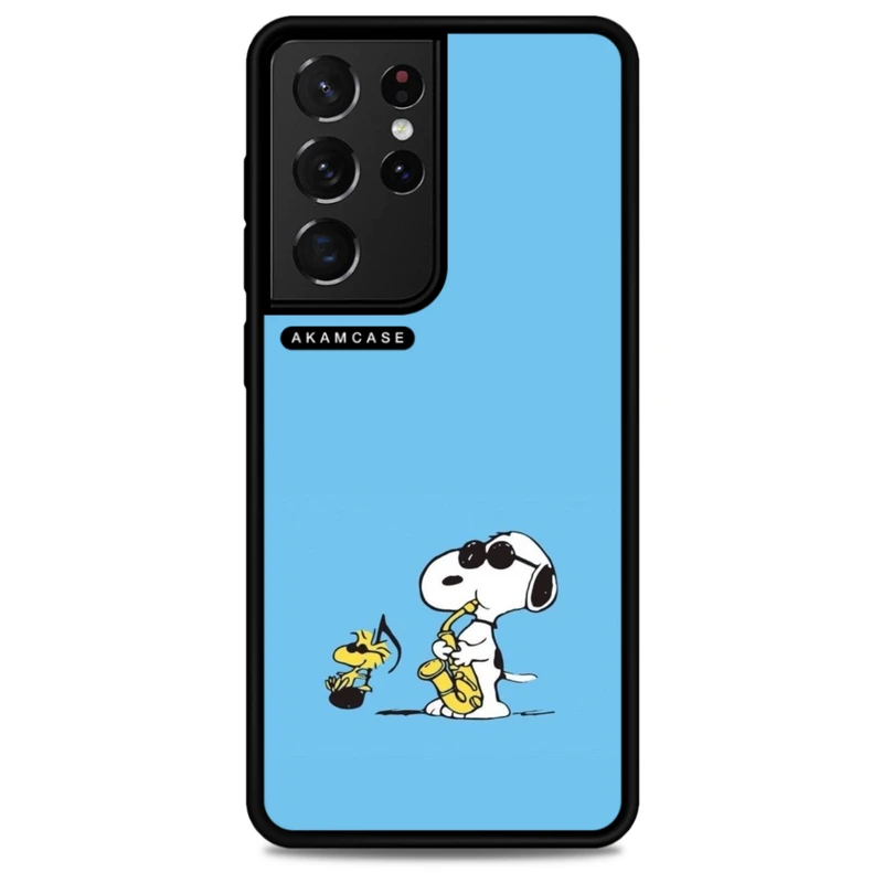 کاور آکام مدل AMCWSGS21U-SNOOPY14 مناسب برای گوشی موبایل سامسونگ Galaxy S21 Ultra