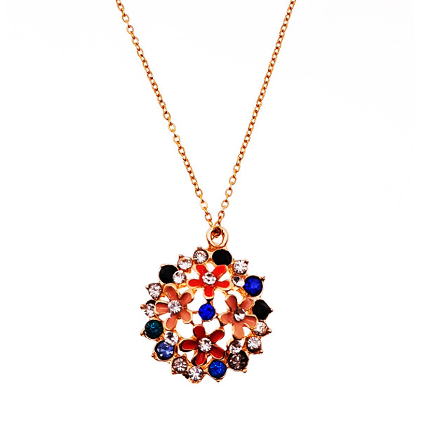 گردنبند دخترانه مدل گل کد 60 گردنبند دخترانه مدل گل کد 60