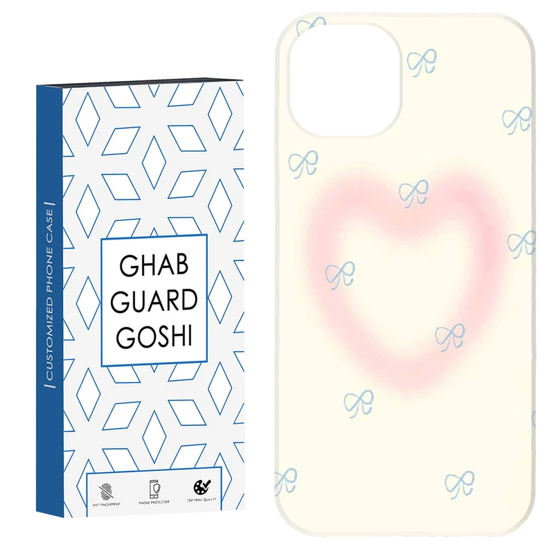 کاور قاب گارد گوشی طرح قلب کد Dimo-342 مناسب برای گوشی موبایل اپل iPhone 13 / 14