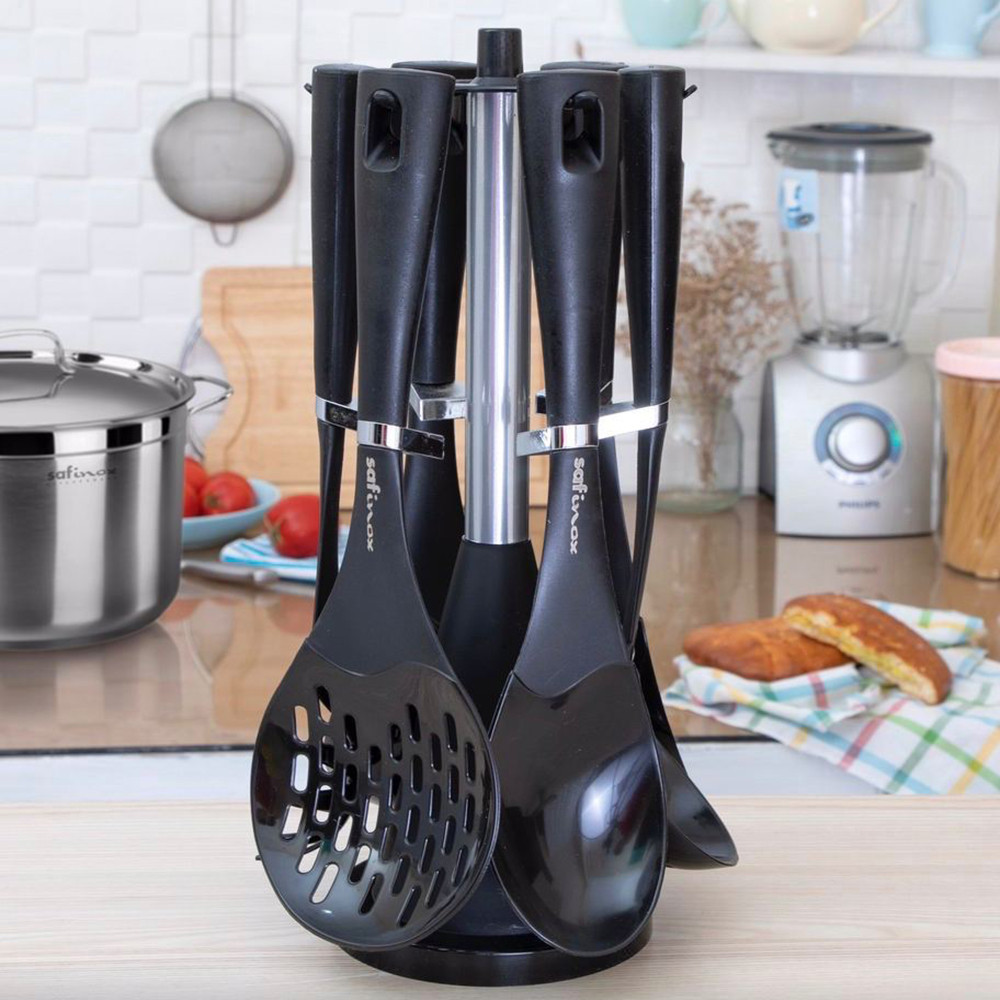 سرویس کفگیر و ملاقه ۷ پارچه سافینوکس مدل B-800