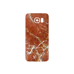 MAHOOT Red Marble Cover Sticker for Samsung Galaxy S6