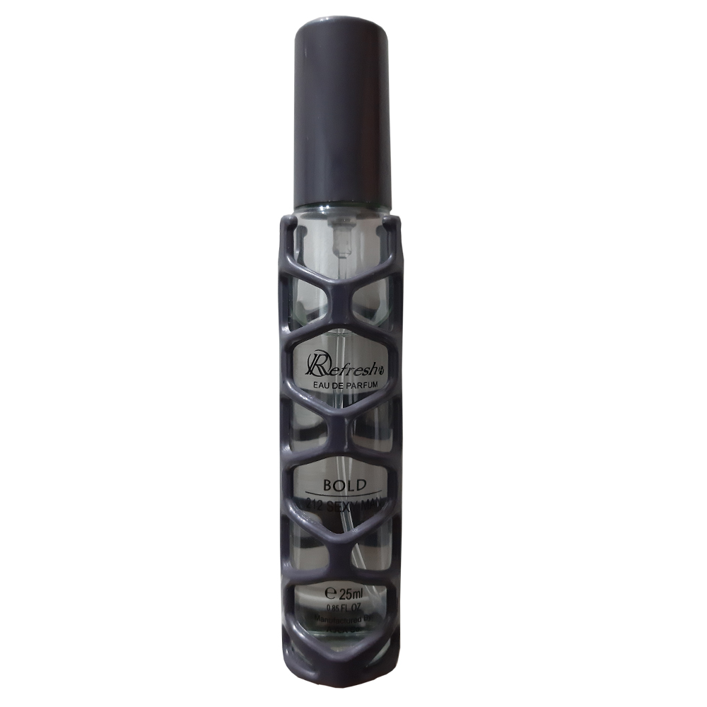 عطر جیبی مردانه رفرش مدل Bold حجم 25 میلی لیتر