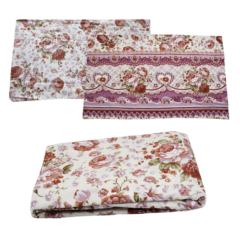  سرویس ملحفه مدل MS-13 دونفره 3 تکه