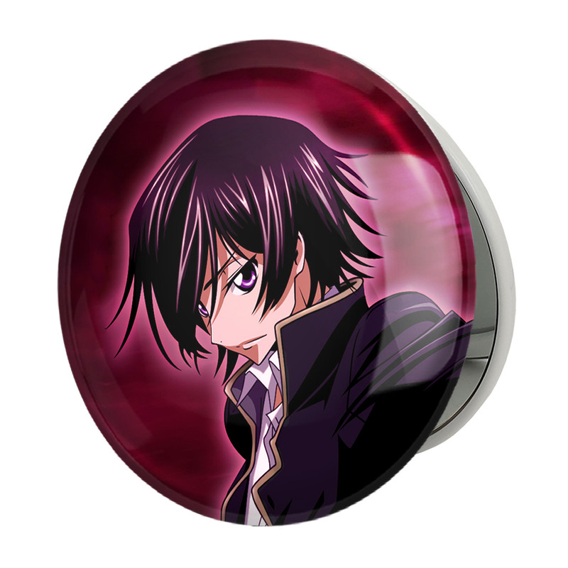 آینه جیبی خندالو طرح لولوش وی بریتانیا انیمه کد گیاس Code Geass مدل تاشو کد 13078 