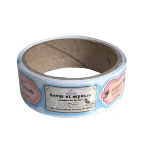 چسب نواری مدل واشی حاشیه دار طرح تمبر عرض 1.5 سانتی متر