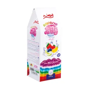 پودر ژله رنگین کمان فرمند مقدار 400 گرم