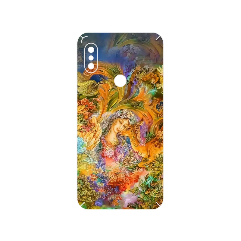 برچسب پوششی ماهوت مدل Persian miniature 3 مناسب برای گوشی موبایل شیائومی Redmi Note 6 Pro