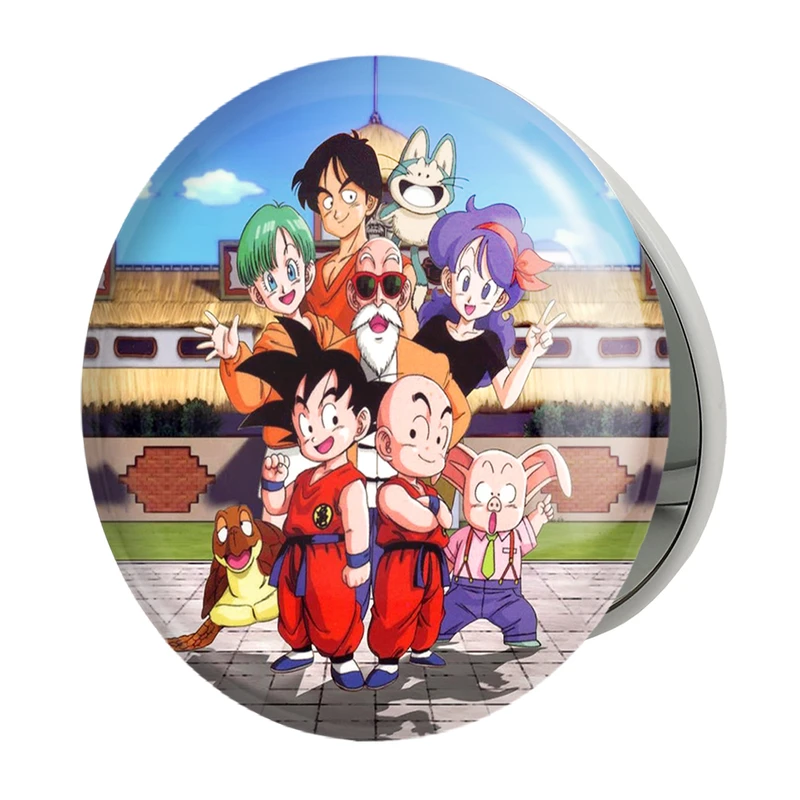 آینه جیبی خندالو طرح انیمه دراگون بال Dragon Ball مدل تاشو کد 4943 