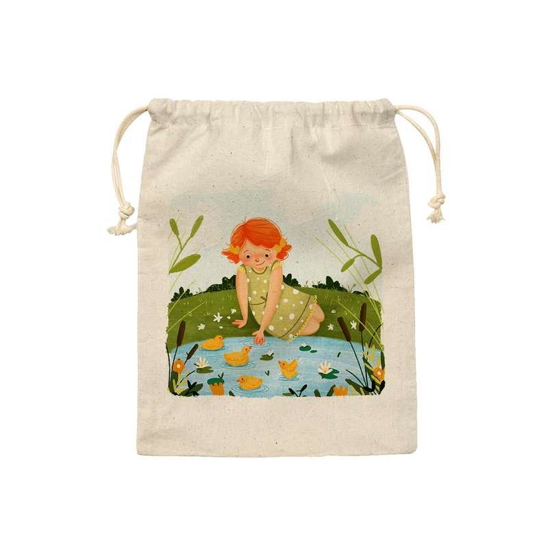 کیسه نان و سبزی ترمه طراحان ایده مدل دخترک و برکه کد cfp1057 - S