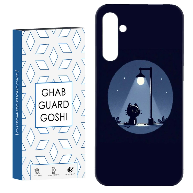 کاور قاب گارد گوشی طرح چراغ گربه کد Dimo-210 مناسب برای گوشی موبایل سامسونگ GALAXY A15