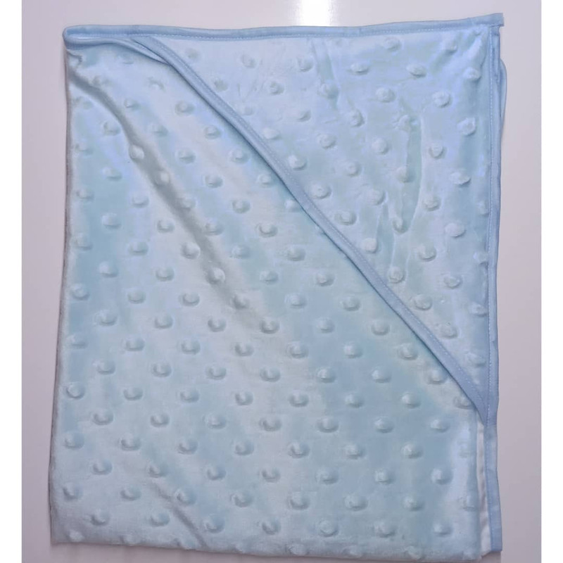 پتو نوزاد مدل دورپیچ کد 1012 سایز 70x70 سانتی متر