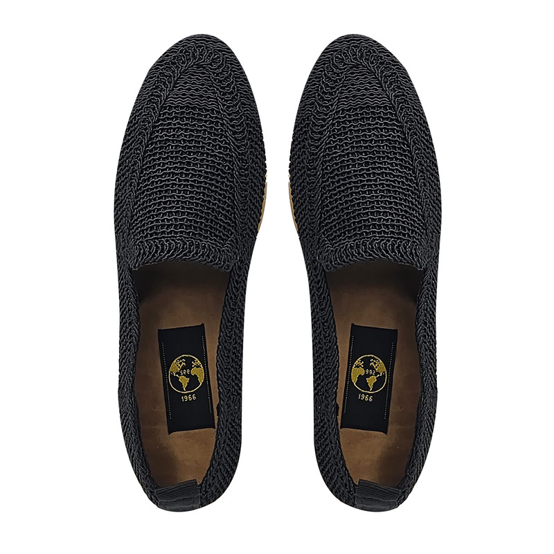 کفش زنانه سیی مدل ترک بافت کد 2086