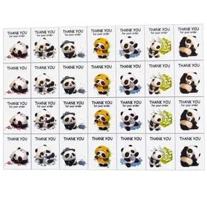 برچسب مدل تشکر از مشتری طرح پاندا
