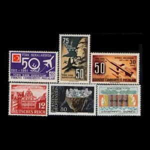 تمبر یادگاری مدل خارجی مجموعه 6 عددی 