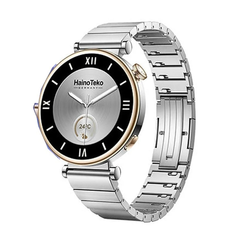 ساعت هوشمند هاینو تکو مدل BGH BEST RW 43 ADVANCED  دارای قابلیت های صفحه نمایش رنگی، صفحه نمایش لمسی، کنترل موسیقی (Music Player)، پشتیبانی از زبان فارسی در منو و سیستم‌عامل بند فلز