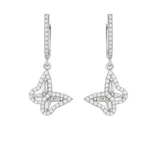 گوشواره آویز نقره زنانه جی تی ای مدل G_252