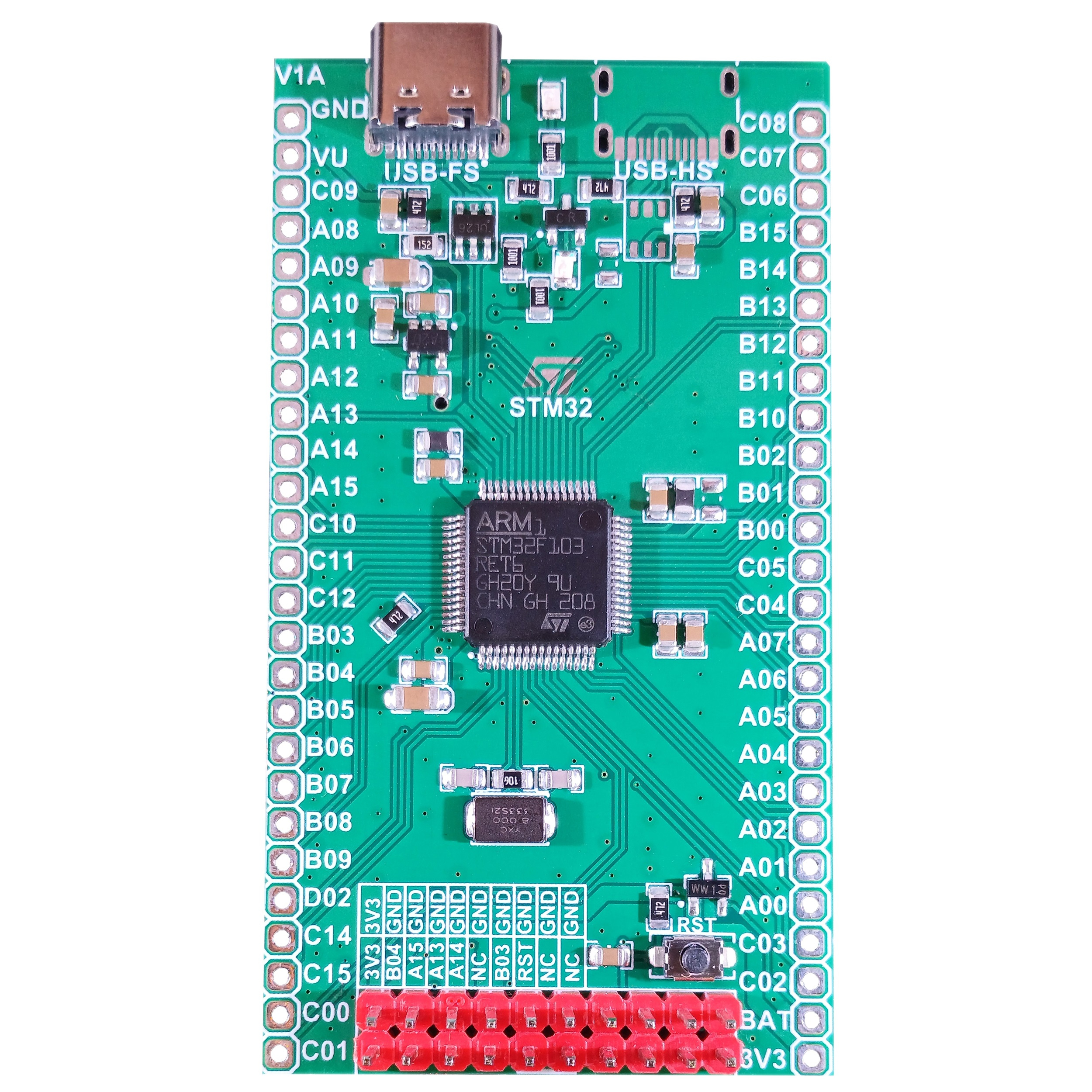 خرید اینترنتی برد توسعه مدل STM32F103RET6 با قیمت عالی - کافه استور