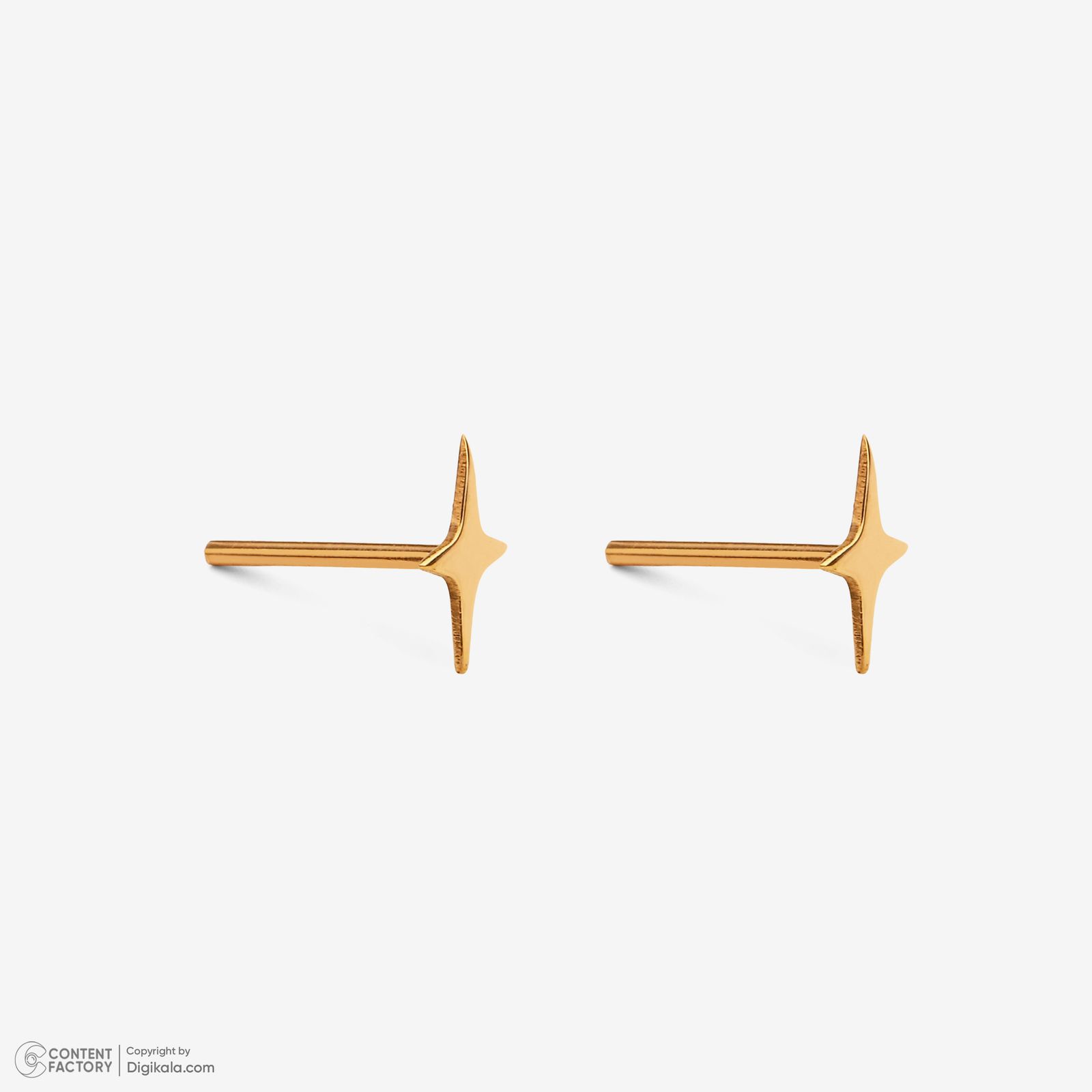 نیم ست طلا 18 عیار زنانه سایا گلد مدل ستاره قطبی ns19 -  - 8