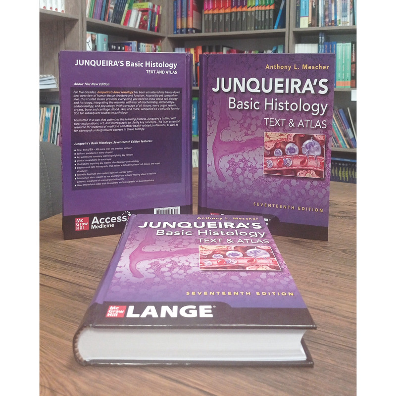 کتاب Junqueira’s Basic Histology 17th Edition اثر Anthony Mescher انتشارات مک گرا هیل