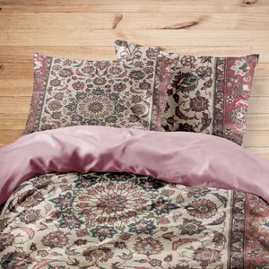 سرویس روتختی مدوپد طرح فرش اصفهان ترنج افشان مدل C-esfehan02 یک نفره 4 تکه