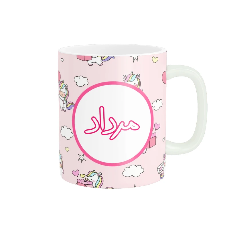 ماگ پاد آفرین مدل ماه تولد طرح ماه مرداد کادو تولد کد p11241