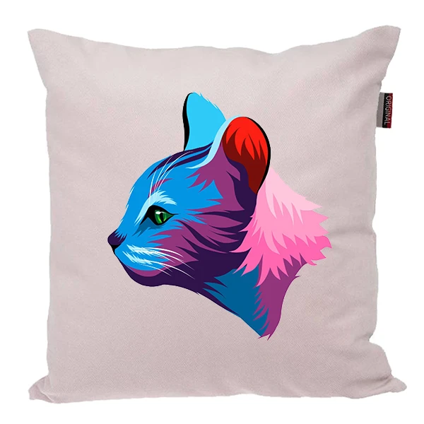 کوسن ناریکو مدل فانتزی طرح گربه کد 01154