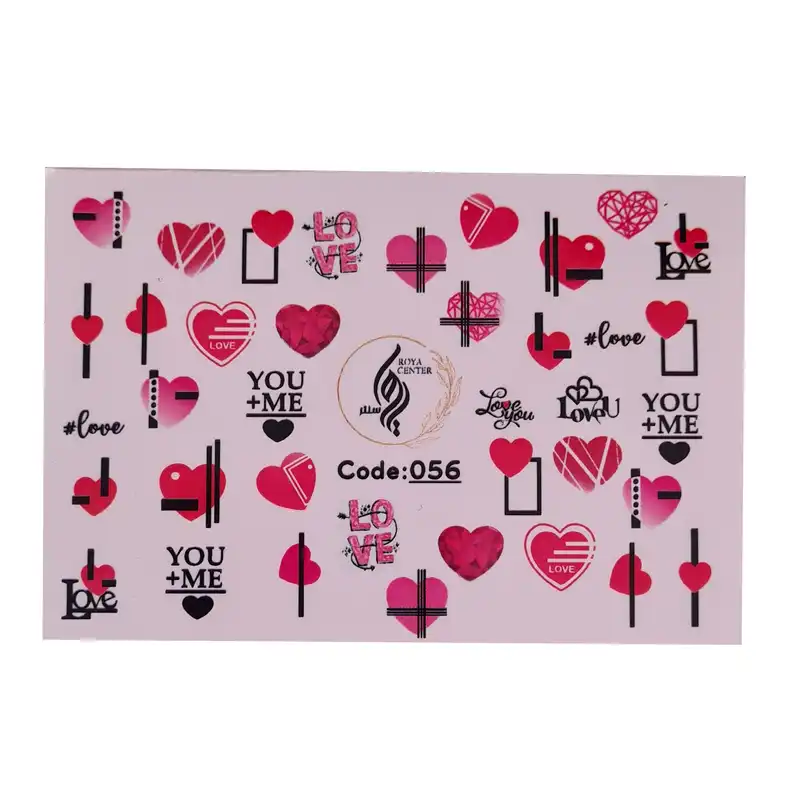 برچسب لنز ناخن مدل 056