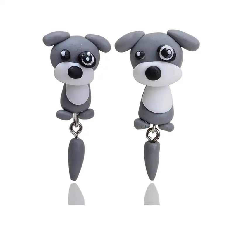 گوشواره زنانه برانت طرح سگ ورینا