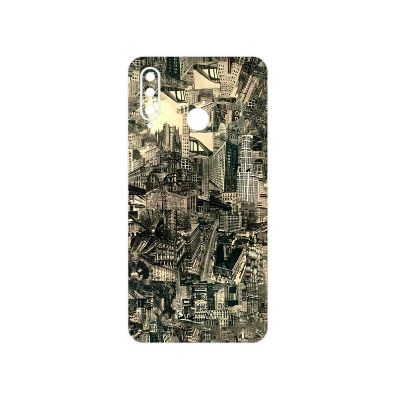 برچسب پوششی ماهوت مدل Collage of Skyscraper مناسب برای گوشی موبایل هوآوی P30 Lite (48 MP Camera)