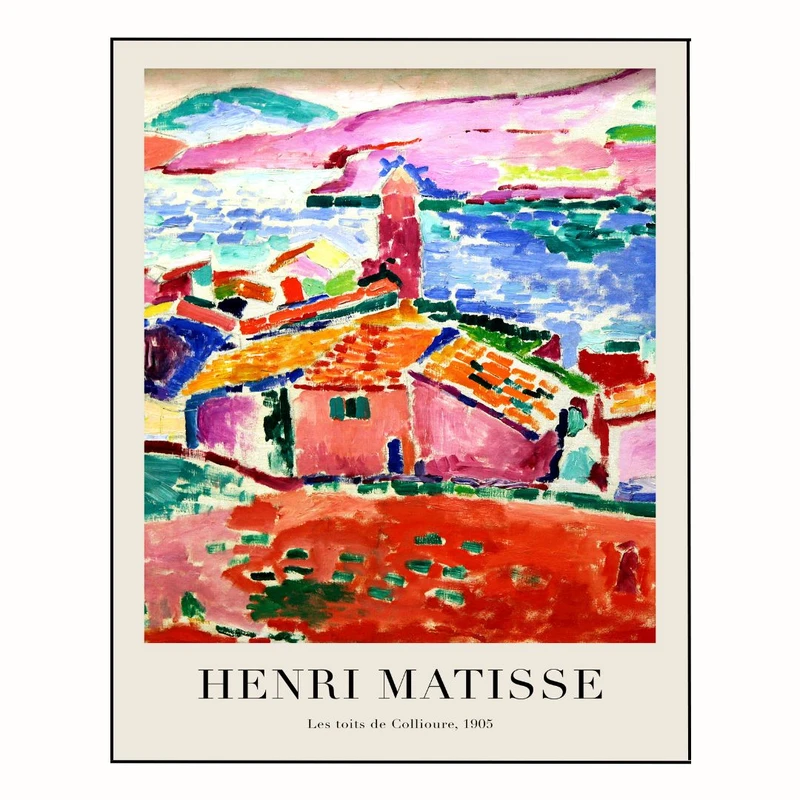 پوستر مدل وینتیج انری ماتیس -منظره کلیور 