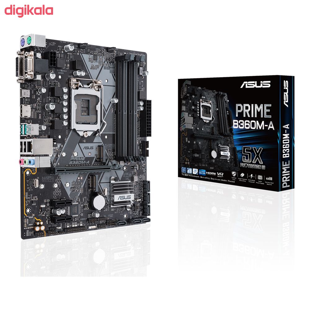 مشخصات، قیمت و خرید مادربرد ایسوس مدل PRIME B360M-A | دیجی‌کالا