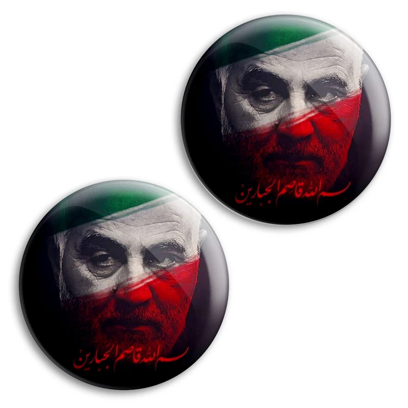 مگنت پرمانه طرح حاج قاسم سلیمانی کد pmag2.26953 مجموعه 2 عددی