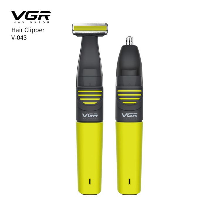 ماشین اصلاح موی صورت و بدن و بینی وی جی ار مدل V-043 ماشین اصلاح موی صورت و بدن و بینی وی جی ار مدل V-043