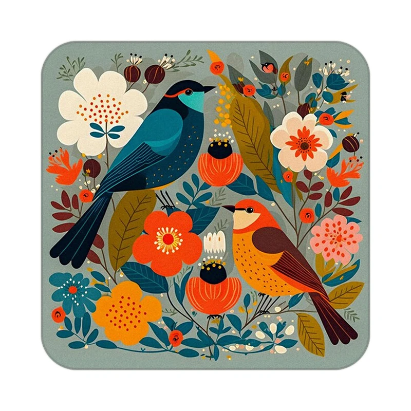 زیر لیوانی کاکتی طرح حیوانات رنگی مدل mp25504