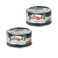 کنسرو ماهی تون در روغن گیاهی طبیعت - 180 گرم بسته 2 عددی