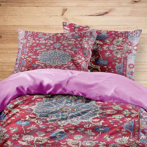 سرویس روتختی مدوپد طرح فرش نهاوند مدل C-Nahavand04 یک نفره 4 تکه