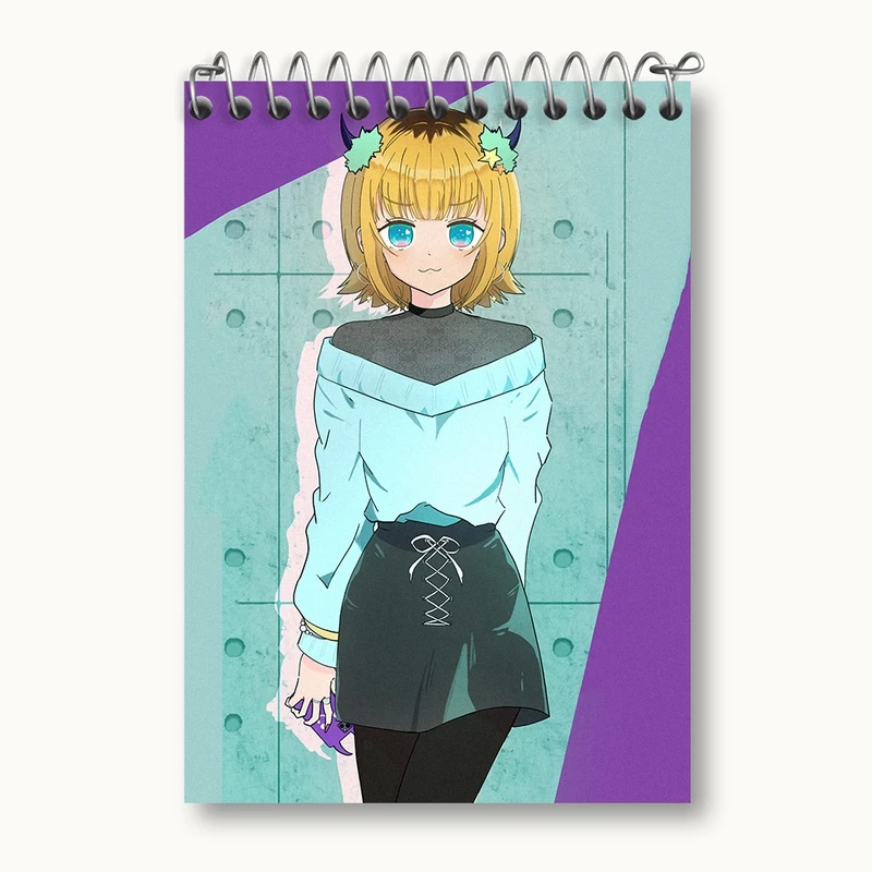 دفتر یادداشت 50 برگ خندالو مدل مموچو انیمه اوشی نو کو کد 31211