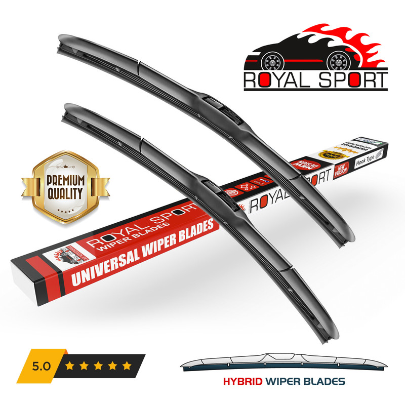 تیغه برف پاک‌کن رویال اسپرت مدل HYBRID PLUS مناسب برای دنا پلاس بسته 2 عددی