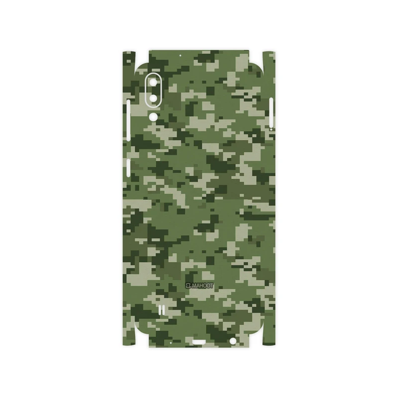 برچسب پوششی ماهوت مدل Army-Green-Pixel-FullSkin مناسب برای گوشی موبایل سامسونگ Galaxy M10