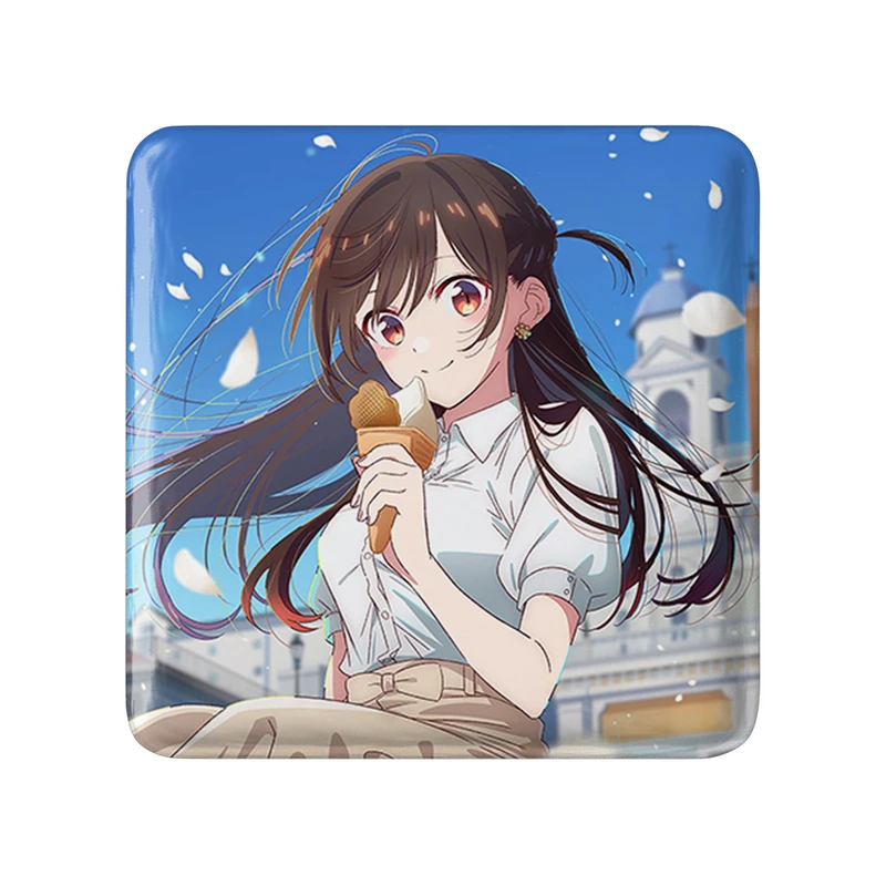 پیکسل خندالو طرح چیزورو انیمه کانوجو اوکاری مدل مربعی کد 34853